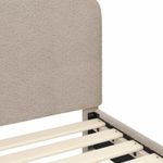 Casa si Gradina - Mobilier - Paturi si accesorii - Paturi - Cadru de pat pentru copii cu spatar Gri deschis 80 x 160 cm - Infinity.ro