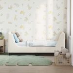 Casa si Gradina - Mobilier - Paturi si accesorii - Paturi - Cadru de pat pentru copii cu spatar Crem 70 x 140 cm - Infinity.ro