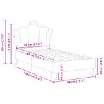 Casa si Gradina - Mobilier - Paturi si accesorii - Paturi - Cadru de pat pentru copii cu spatar Roz 70 x 140 cm PU - Infinity.ro