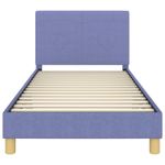 Casa si Gradina - Mobilier - Paturi si accesorii - Paturi - Cadru de pat pentru copii cu spatar Albastru Jeans 90 x 200 cm - Infinity.ro