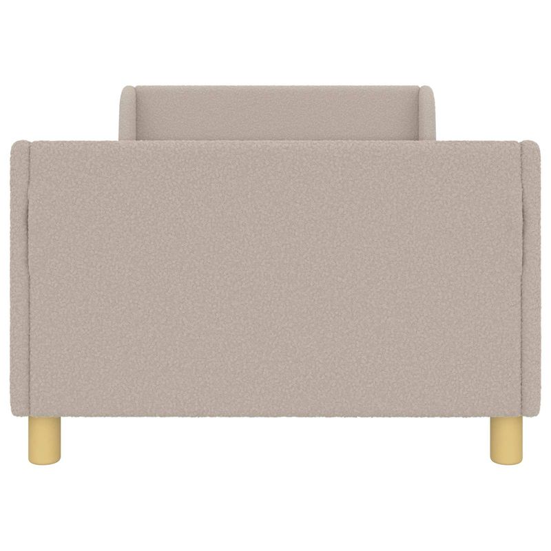 Casa si Gradina - Mobilier - Paturi si accesorii - Paturi - Cadru de pat pentru copii cu spatar Gri deschis 90 x 190 cm - Infinity.ro