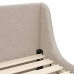Casa si Gradina - Mobilier - Paturi si accesorii - Paturi - Cadru de pat pentru copii cu spatar Gri deschis 90 x 190 cm - Infinity.ro