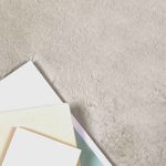 Casa si Gradina - Textile si covoare - Covoare - Covoare casa - Covor din Blana Faux de Iepure Olite Bej 160 x 230 cm Poliester - Infinity.ro