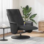 Ingrijire personala si Cosmetice - Sanatate si wellness - Articole wellness - Fotolii de masaj - Scaun reclinabil cu masaj Negru 71 x 90 x 105 cm - Infinity.ro