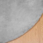 Casa si Gradina - Textile si covoare - Covoare - Covoare casa - Covor din Blana Faux de Iepure Olite Gri Ø 80 cm Poliester - Infinity.ro