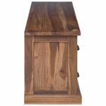 Casa si Gradina - Mobilier - Comode si corpuri - Comode - Support TV cu sertar Maro 110 x 30 x 40 cm Lemn solid de tec - Infinity.ro