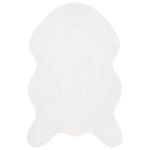 Casa si Gradina - Textile si covoare - Covoare - Covoare casa - Covor din Blana Faux de Iepure Olite Alb 50 x 80 cm Poliester - Infinity.ro