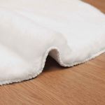 Casa si Gradina - Textile si covoare - Covoare - Covoare casa - Covor din Blana Faux de Iepure Olite Alb 50 x 80 cm Poliester - Infinity.ro