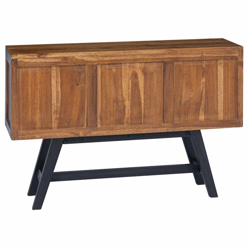 Casa si Gradina - Mobilier - Comode si corpuri - Comode - Support TV cu sertar Maro 110 x 30 x 75 cm Lemn solid de tec - Infinity.ro