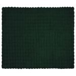 Casa si Gradina - Textile si covoare - Lenjerii de pat - Cearceafuri de pat - Patura din Blana sintetica de Iepure Verde inchis 130 x 150 cm - Infinity.ro