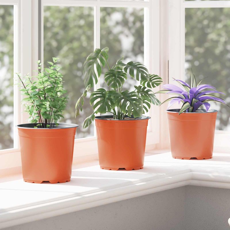 Casa si Gradina - Decoratiuni - Obiecte decorative - Vaze si boluri decorative - Vaza pentru flori 200 pcs Ceramica Ø 15 x 12.5 cm Plastic - Infinity.ro