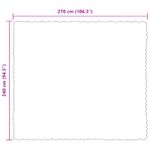 Casa si Gradina - Textile si covoare - Lenjerii de pat - Cearceafuri de pat - Patura din Blana sintetica de Iepure Alb 240 x 270 cm Poliester - Infinity.ro