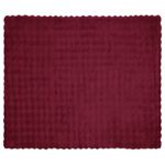 Casa si Gradina - Textile si covoare - Lenjerii de pat - Cearceafuri de pat - Patura din Blana sintetica de Iepure Rosu Bordeaux 220 x 240 cm - Infinity.ro