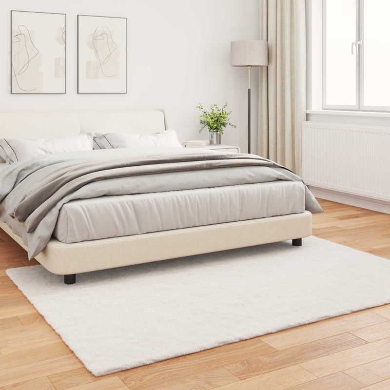 Casa si Gradina - Textile si covoare - Covoare - Covoare casa - Covor din Blana Faux de Iepure Olite Crem 160 x 230 cm - Infinity.ro