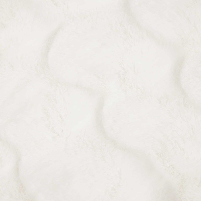 Casa si Gradina - Textile si covoare - Pături și cuverturi - Pături - Patura din Blana sintetica de Iepure Alb 220 x 240 cm Poliester - Infinity.ro
