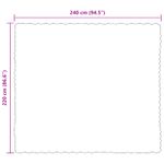 Casa si Gradina - Textile si covoare - Pături și cuverturi - Pături - Patura din Blana sintetica de Iepure Alb 220 x 240 cm Poliester - Infinity.ro