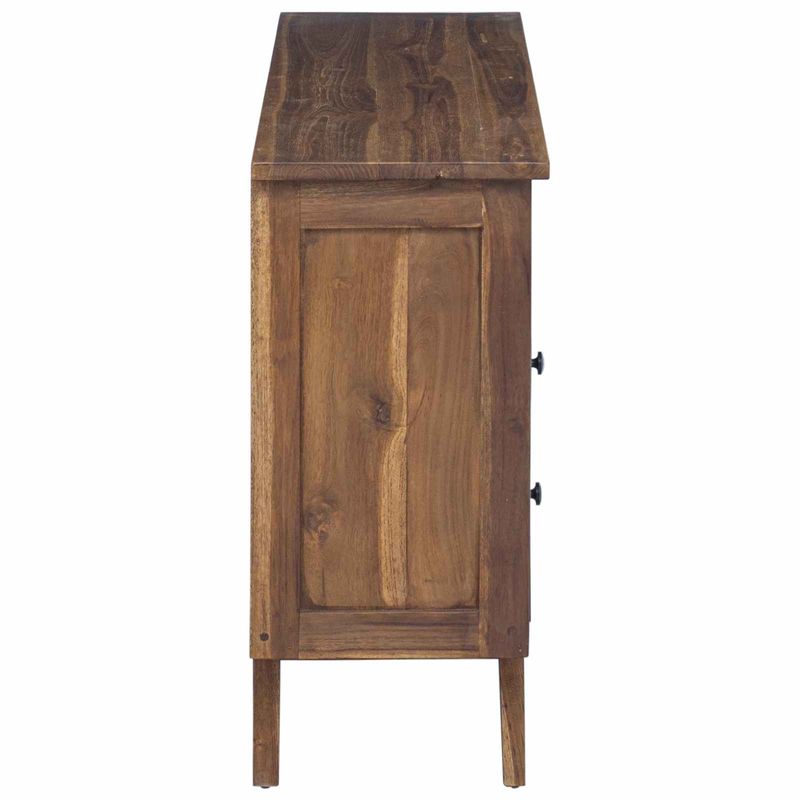 Casa si Gradina - Mobilier - Comode si corpuri - Comode - Bufet cu sertar Maro 100 x 30 x 68 cm Lemn solid de tec - Infinity.ro