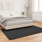 Casa si Gradina - Textile si covoare - Covoare - Covoare casa - Covor din Blana Faux de Iepure Olite Negru 160 x 230 cm - Infinity.ro