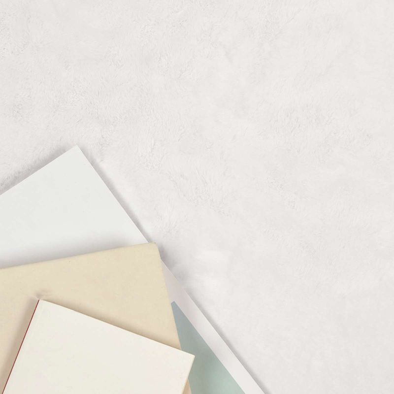 Casa si Gradina - Textile si covoare - Covoare - Covoare casa - Covor din Blana Faux de Iepure Olite Alb 160 x 230 cm Poliester - Infinity.ro