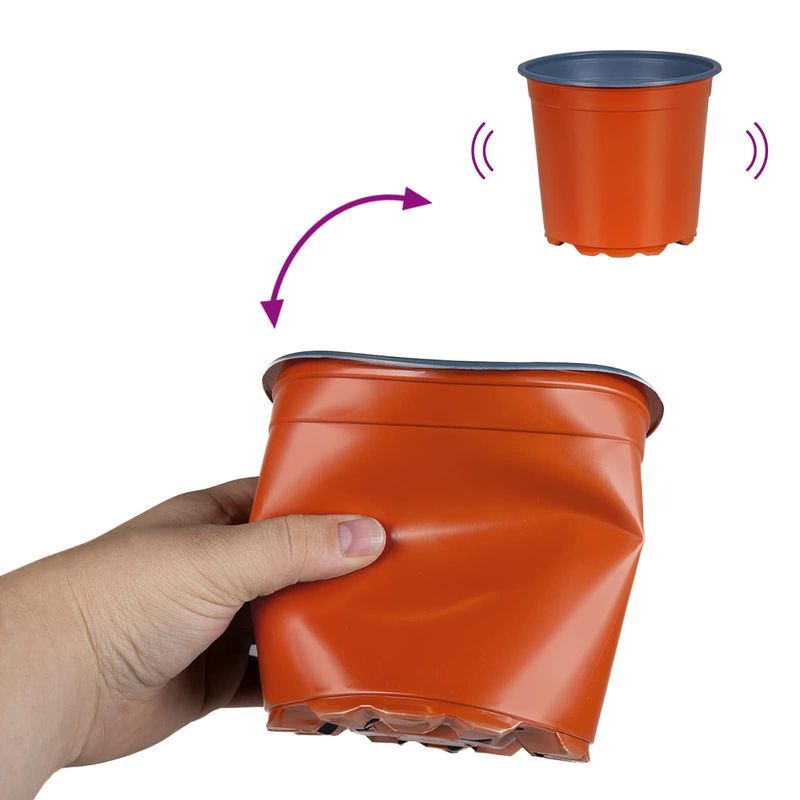 Casa si Gradina - Gradinarit si plante - Plante si ghivece - Ghivece si suporturi - Vaza pentru flori 50 pcs Ceramica Ø 15 x 12.5 cm Plastic - Infinity.ro