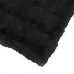 Casa si Gradina - Textile si covoare - Pături și cuverturi - Pături - Patura din Blana sintetica de Iepure 4 pcs Negru 130 x 150 cm - Infinity.ro