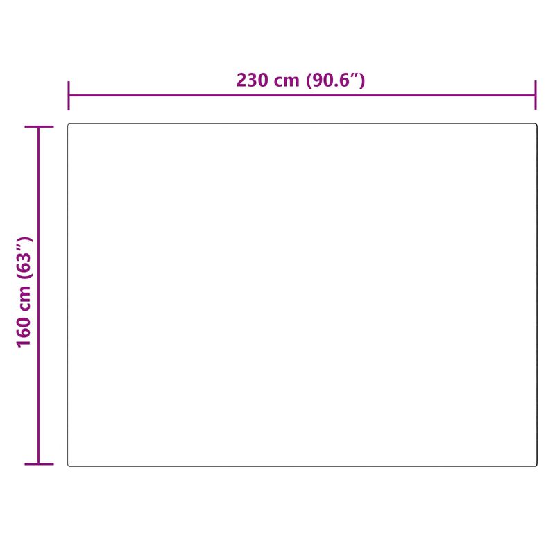 Casa si Gradina - Textile si covoare - Covoare - Covoare casa - Covor din Blana Faux de Iepure Olite Negru 160 x 230 cm - Infinity.ro
