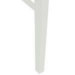 Casa si Gradina - Mobilier - Scaune si fotolii - Scaune - Scaun de sufragerie 2 pcs Alb si Natural Lemn Solid de Cauciuc - Infinity.ro