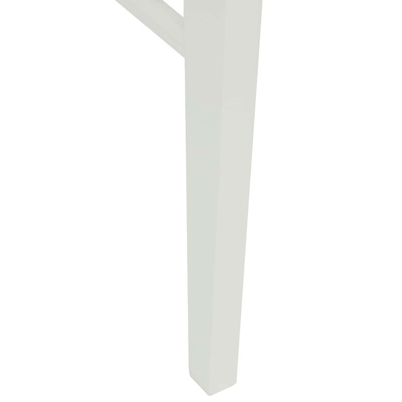 Casa si Gradina - Mobilier - Scaune si fotolii - Scaune - Scaun de sufragerie 2 pcs Alb si Natural Lemn Solid de Cauciuc - Infinity.ro