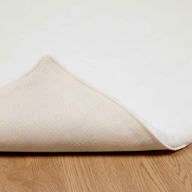 Casa si Gradina - Textile si covoare - Covoare - Covoare casa - Covor din Blana Faux de Iepure Olite Alb 160 x 230 cm Poliester - Infinity.ro