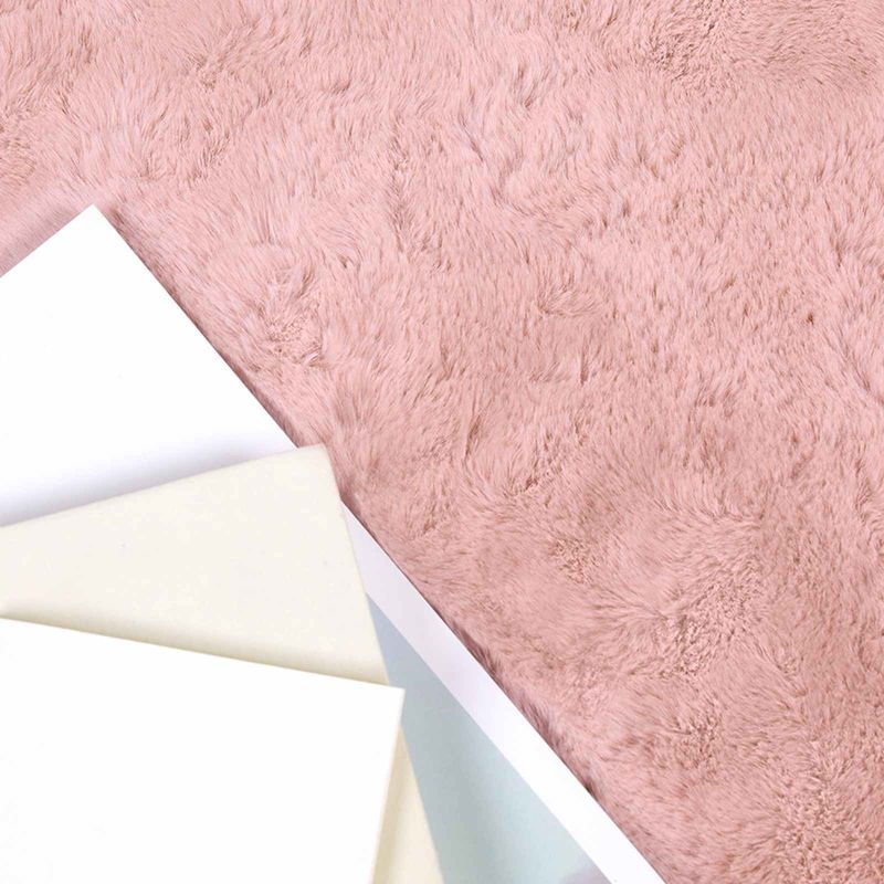 Casa si Gradina - Textile si covoare - Covoare - Covoare casa - Covor din Blana Faux de Iepure Olite Roz Ø 100 cm Poliester - Infinity.ro