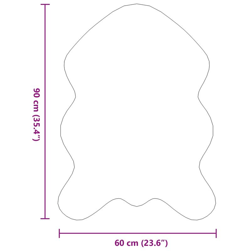 Casa si Gradina - Textile si covoare - Covoare - Covoare casa - Covor din Blana Faux de Iepure Olite Roz 60 x 90 cm Poliester - Infinity.ro