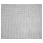 Casa si Gradina - Textile si covoare - Pături și cuverturi - Pături - Patura din Blana sintetica de Iepure Gri 130 x 150 cm Poliester - Infinity.ro