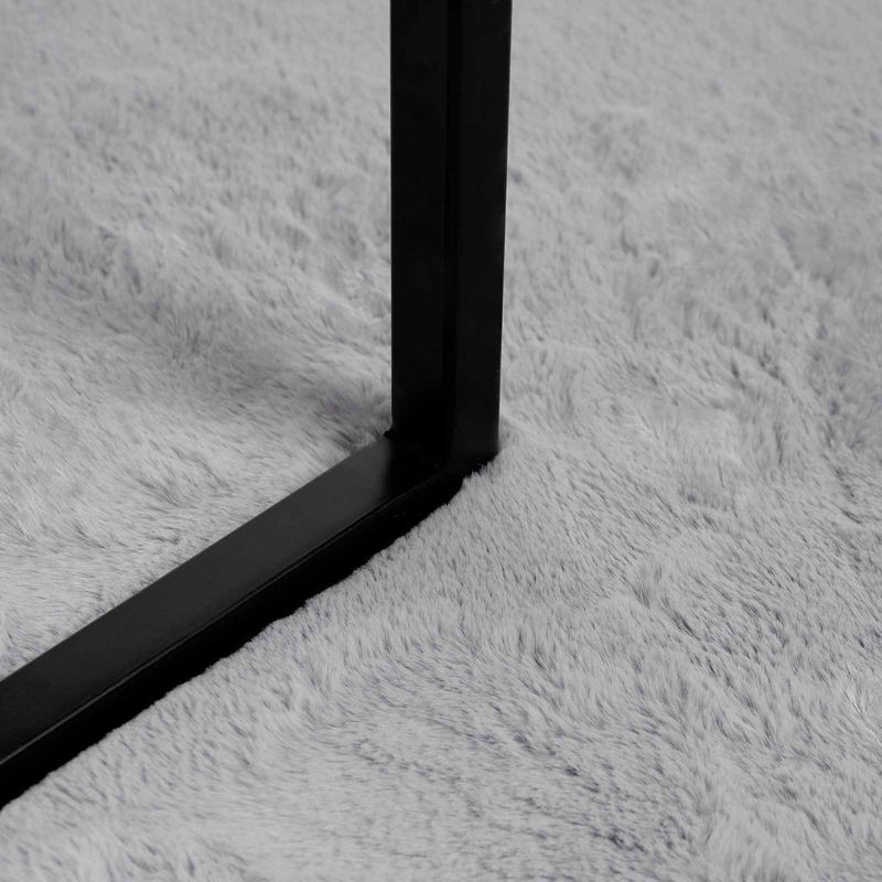 Casa si Gradina - Textile si covoare - Covoare - Covoare casa - Covor din Blana Faux de Iepure Olite Gri 60 x 110 cm Poliester - Infinity.ro