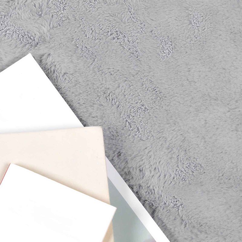 Casa si Gradina - Textile si covoare - Covoare - Covoare casa - Covor din Blana Faux de Iepure Olite Gri 50 x 80 cm Poliester - Infinity.ro
