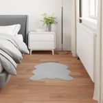 Casa si Gradina - Textile si covoare - Covoare - Covoare casa - Covor din Blana Faux de Iepure Olite Gri 50 x 80 cm Poliester - Infinity.ro