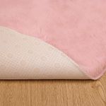 Casa si Gradina - Textile si covoare - Covoare - Covoare casa - Covor din Blana Faux de Iepure Olite Roz Ø 100 cm Poliester - Infinity.ro