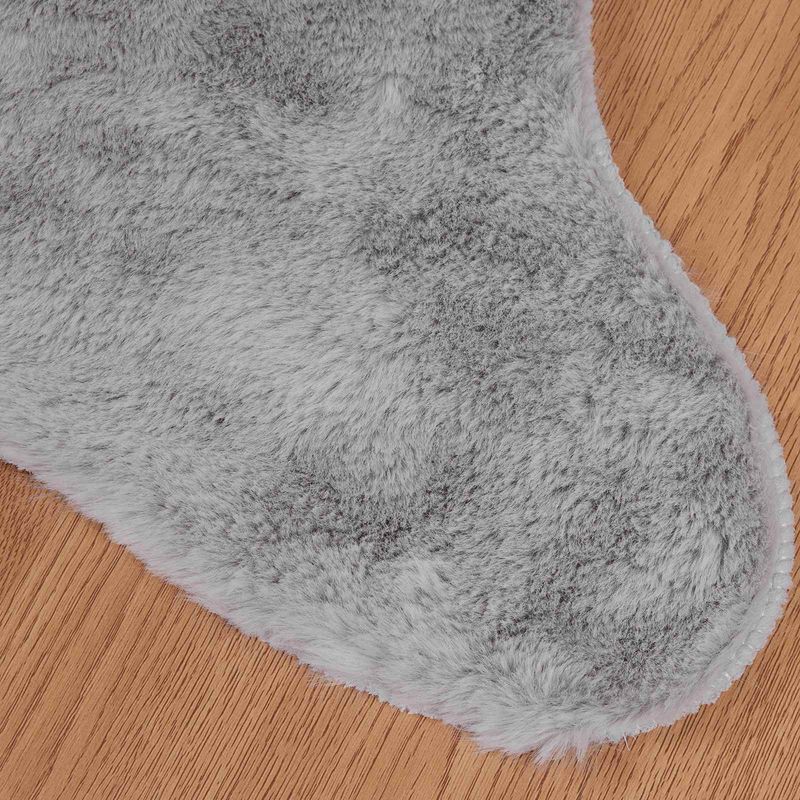 Casa si Gradina - Textile si covoare - Covoare - Covoare casa - Covor din Blana Faux de Iepure Olite Gri 50 x 80 cm Poliester - Infinity.ro