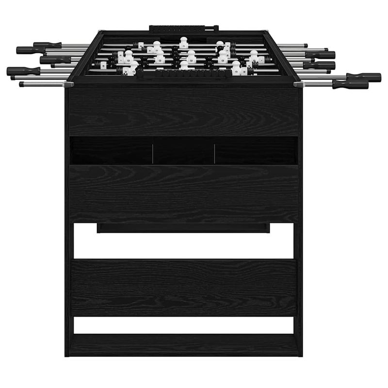 Sport si Outdoor - Alte sporturi - Mese fusball - Maza de Fotbal 2 pcs Stejar Negru 146,5 x 74 x 85 cm - Infinity.ro