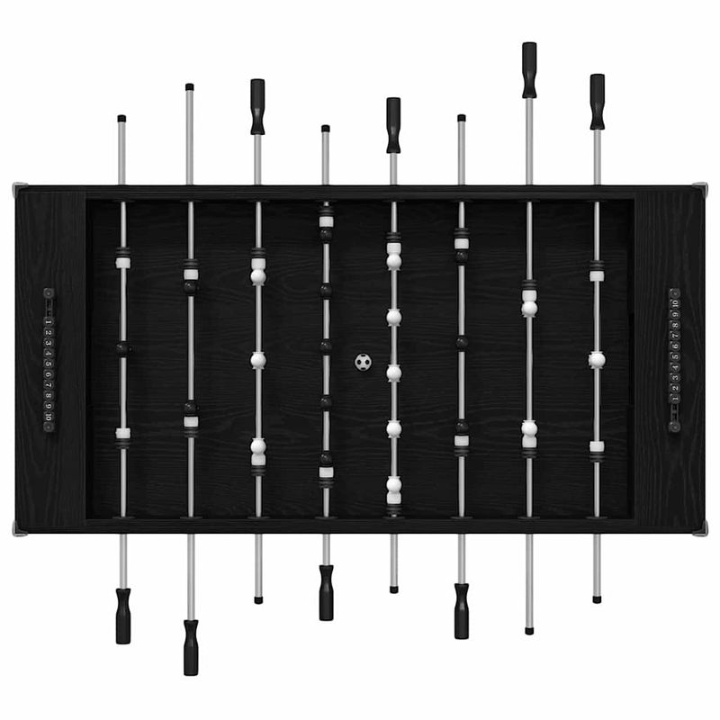 Sport si Outdoor - Alte sporturi - Mese fusball - Maza de Fotbal 2 pcs Stejar Negru 146,5 x 74 x 85 cm - Infinity.ro