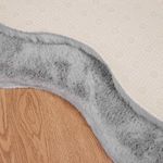 Casa si Gradina - Textile si covoare - Covoare - Covoare casa - Covor din Blana Faux de Iepure Olite Gri 50 x 80 cm Poliester - Infinity.ro