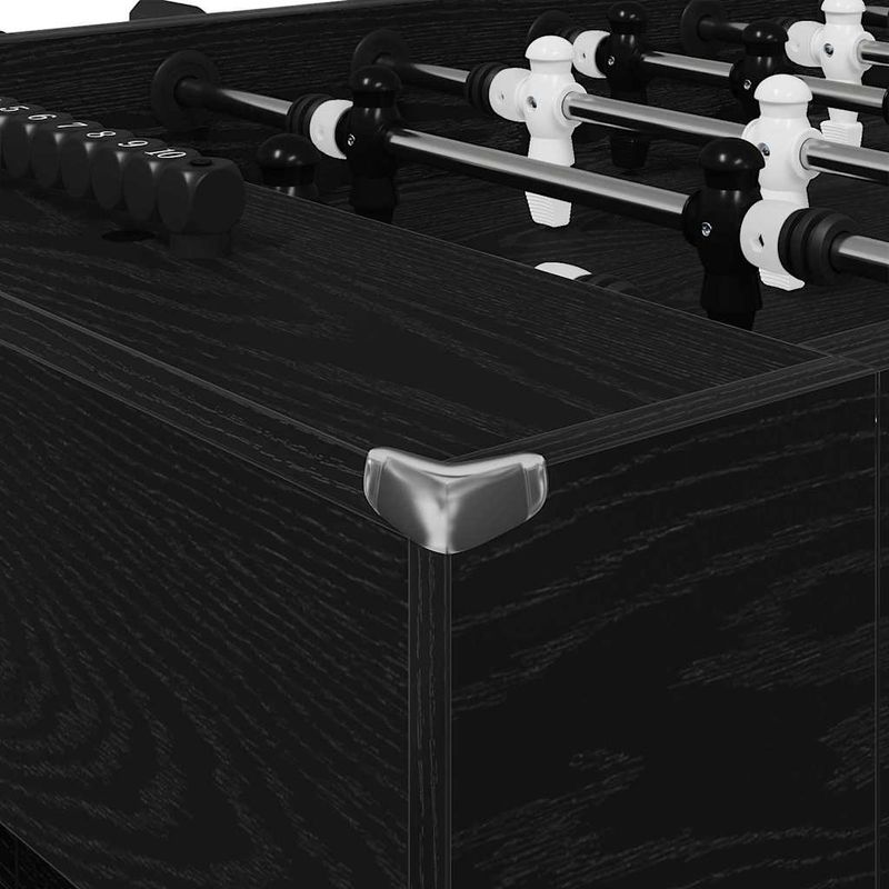 Sport si Outdoor - Alte sporturi - Mese fusball - Maza de Fotbal 2 pcs Stejar Negru 146,5 x 74 x 85 cm - Infinity.ro