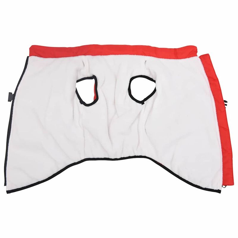 Petshop - Articole imbracaminte - Haine animale - Haina pentru Caini cu ham Rosu 3XL Fleece si poliester - Infinity.ro