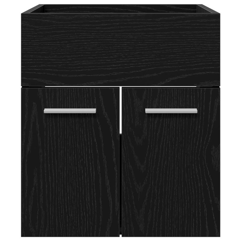 Casa si Gradina - Mobilier - Mobilier baie - Comode baie - Comoda de chiuveta Stejar Negru 41 x 38,5 x 46 cm Lemn compozit - Infinity.ro