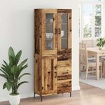 Casa si Gradina - Mobilier - Comode si corpuri - Corpuri bucatarie - Bufet 2 pcs Lemn vechi 69,5 x 34 x 180 cm Lemn compozit - Infinity.ro