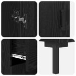 Casa si Gradina - Mobilier - Comode si corpuri - Corpuri bucatarie - Bufet 2 pcs Stejar Negru 69,5 x 34 x 180 cm Lemn compozit - Infinity.ro