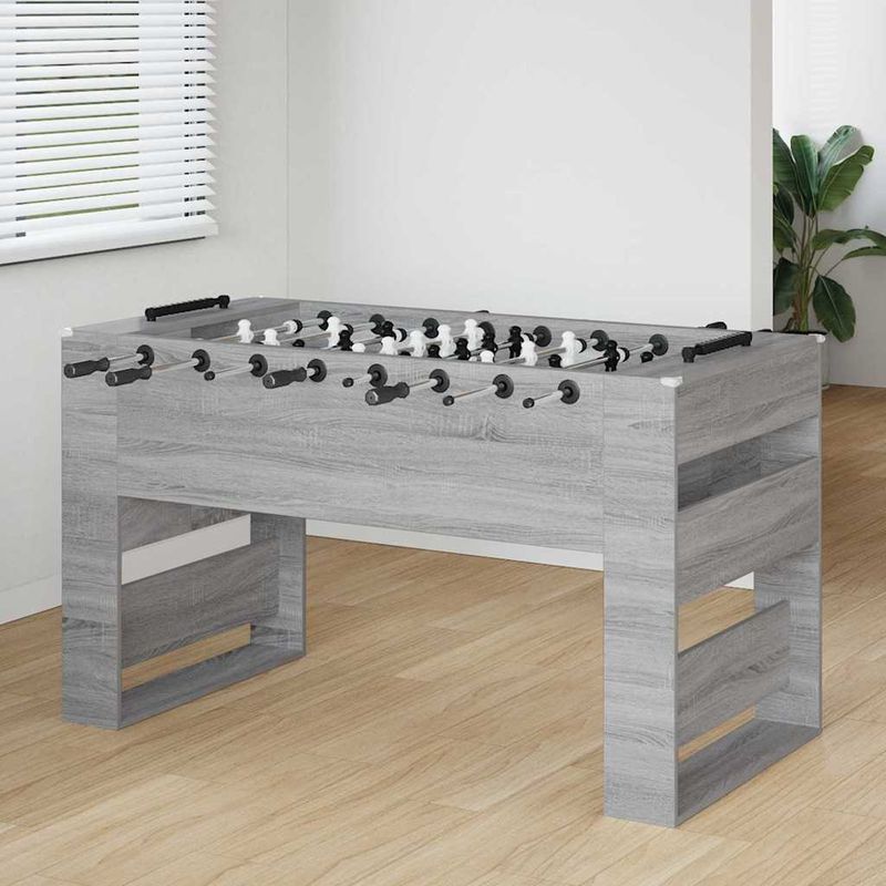 Sport si Outdoor - Alte sporturi - Mese fusball - Maza de Fotbal 2 pcs Gri Sonoma 146,5 x 74 x 85 cm - Infinity.ro