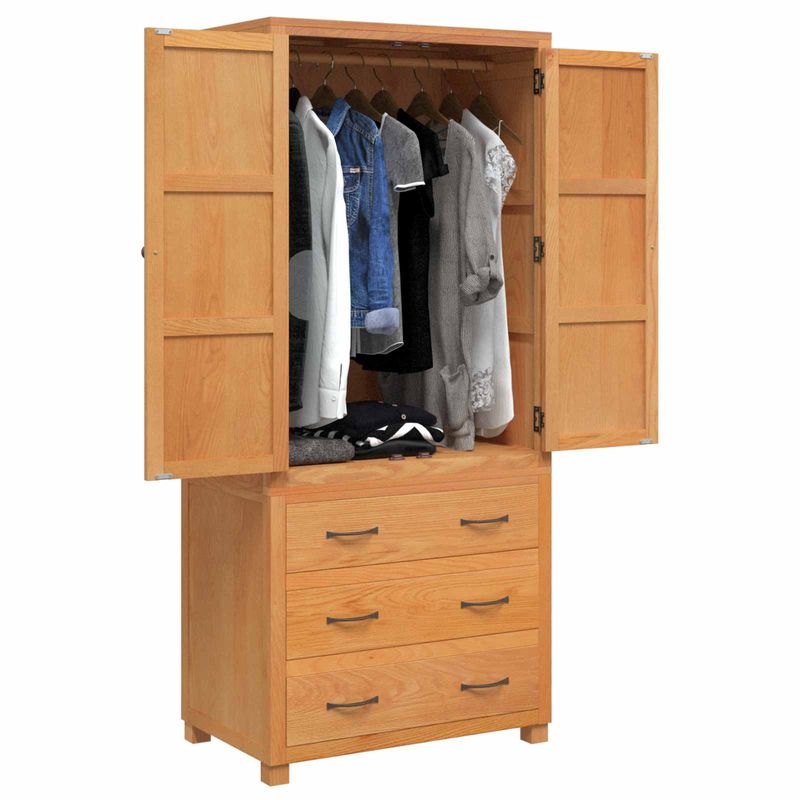 Casa si Gradina - Mobilier - Dulapuri si sifoniere - Dulapuri - Set de Mobilier pentru Depozitare cu sertar Maro Lemn compozit - Infinity.ro