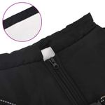 Petshop - Articole imbracaminte - Haine animale - Haina pentru Caini cu ham Negru 4XL Fleece si poliester - Infinity.ro