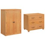Casa si Gradina - Mobilier - Dulapuri si sifoniere - Dulapuri - Set de Mobilier pentru Depozitare cu sertar Maro Lemn compozit - Infinity.ro
