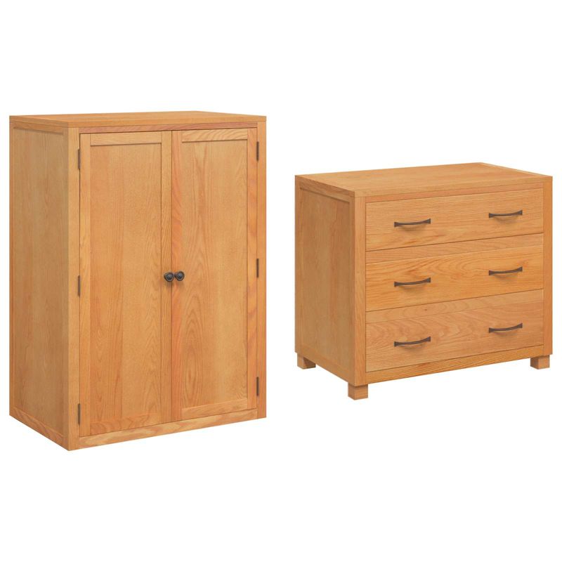 Casa si Gradina - Mobilier - Dulapuri si sifoniere - Dulapuri - Set de Mobilier pentru Depozitare cu sertar Maro Lemn compozit - Infinity.ro